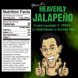 Steve-O's Heavenly Jalapeño Hot Sauce | Zesty Green Verde Sauce for Marinades, BBQ, Veggies, Eggs & Potatoes | 5 fl oz