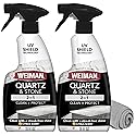Weiman Quartz Countertop Cleaner and Polish (2 Pack w/Micro Towel) Clean and Shine Your Quartz Countertops Islands and Stone Surfaces with Ultra