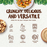 Snack The True Organic Brazil Nuts 15 oz - Raw and Unsalted - Kosher - Healthy-Rich in Vegetable Protein - Harvested in Amazon Rainforest - Fresh