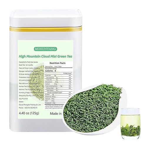 Green Tea - Cloud and Mist Premium Loose Leaf Green Tea (4.40 oz) - Alpine cloud green tea??????125g
