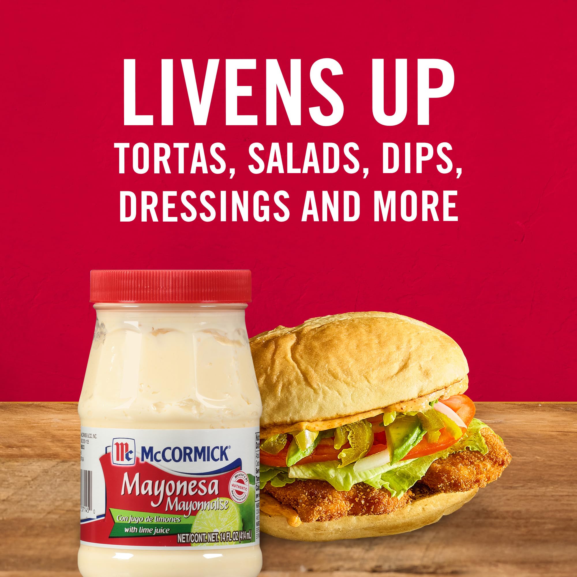 McCormick Mayonesa (Mayonnaise) With Lime Juice, 14 Fl Oz (Pack of 1)