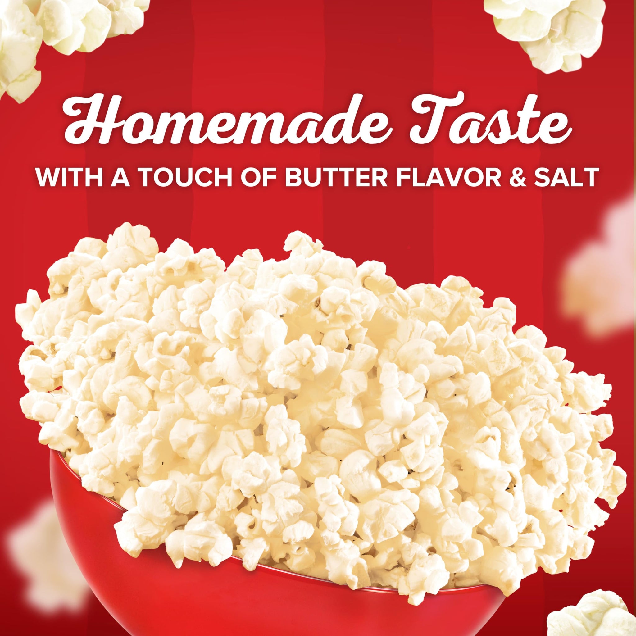 Orville Redenbacher’s Microwave Popcorn Value Size, Homestyle Butter Flavor, 3g Fiber Per Serving, 3.29 oz., 12-Count