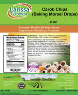 Carob Chips (Baking Morsel Drops) (4 oz, ZIN: 524669)