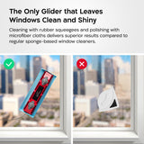Tyroler Outside Magnetic Window Cleaner Tool | The Glider S-1 AFC Double-Sided Window Cleaner Tool Fits Windows 0.1"-0.4" Thick | Magnet Window
