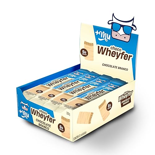 Mais Mu - Chocowheyfer Proteico - 12 unidades - Chocolate Branco