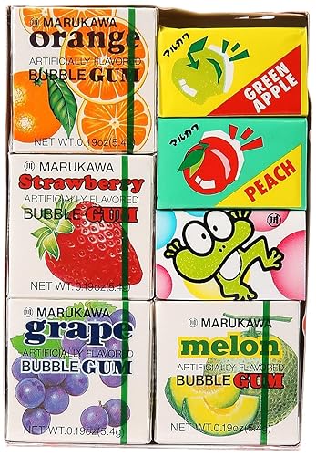Marukawa - Seven Pack Bubble Gum Sampler - 15 Packs by Marukawa