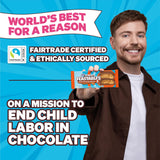 MrBeast Feastables Peanut Butter Cups, 24 Count, Milk Chocolate with Creamy Peanut Butter Filling, 2-Cup Packs, Fairtrade Cocoa