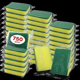 (750 Pack)Kheoxusa Individually Wrapped Sponges,Sponges Individually Wrapped for Kitchen Scrub Dish Wash Dishes Dishwashing Cleaning Non Scratch