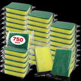 (750 Pack)Kheoxusa Individually Wrapped Sponges,Sponges Individually Wrapped for Kitchen Scrub Dish Wash Dishes Dishwashing Cleaning Non Scratch