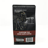 Dope Coffee Ground Coffee Organic Guatemalan Full Medium Roast, 100% Organic Fair Trade, 100% Arabica Coffee, 12oz