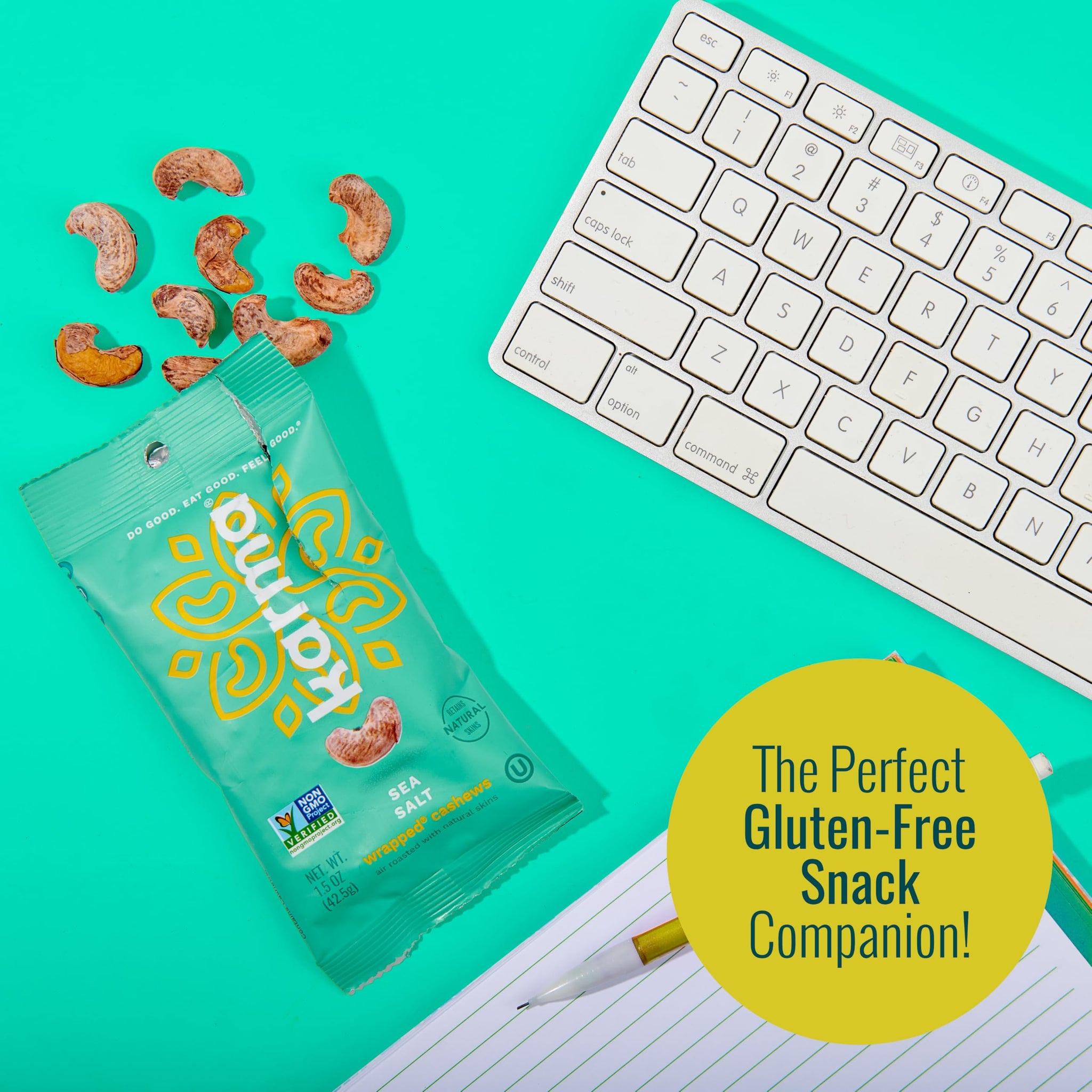 Karma Nuts Flavored Cashews Variety Pack (1.5 oz, Pack of 6) - Whole Roasted Cashews, Healthy Snacks for Adults - Gluten Free Vegan Snacks, Vegan, Non