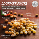 Morelli Pasta Toasted Fregola Sarda Pasta - Imported from Italy 17.6oz / 500g
