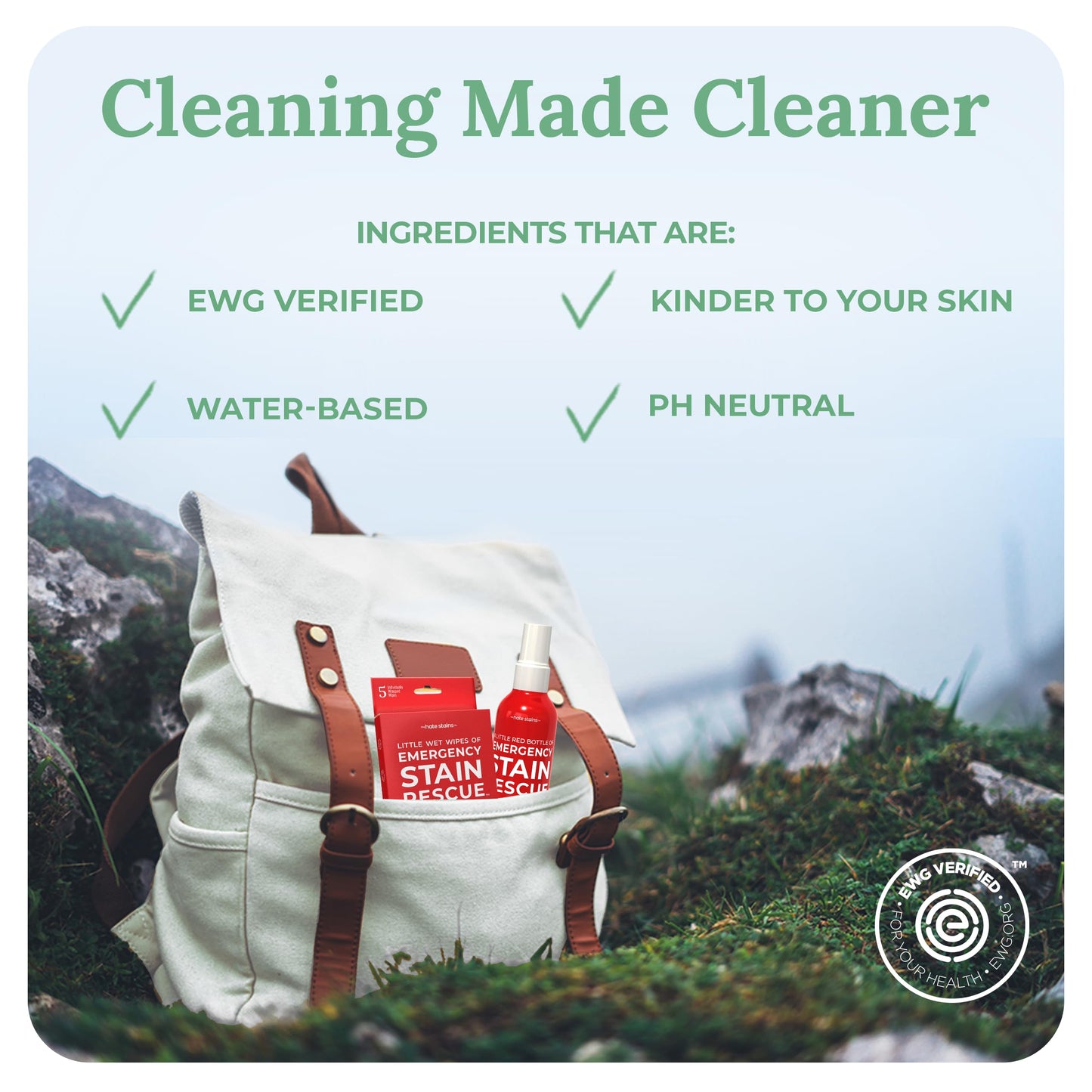 Emergency Stain Rescue Stain Remover Wipes - Road Spill On-the-Go Rescue Packets - Wine & Coffee Stain Rescue Wipes - Carpet & Upholstery Cleaner
