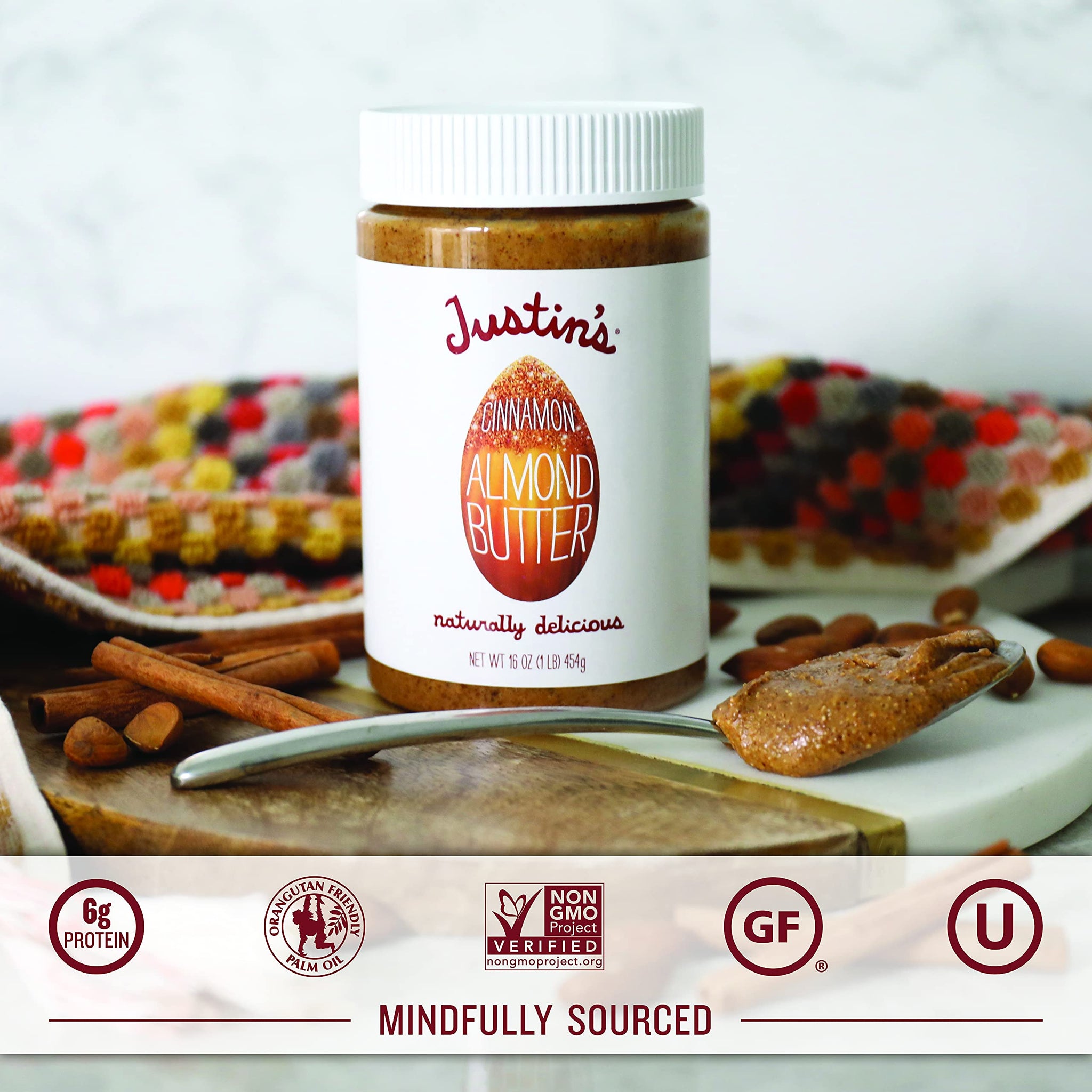 Justin's, Almond Butter Cinnamon, 16 Ounce