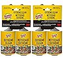 Scotch-Brite Extreme Clean Lint Roller, 50% Stickier, Heavy Duty Pet Hair and Debris Remover, 4 in x 54.9 ft Each, 4 Pack, 400 Easy Tear Sheets Total