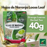 Hanan Te de Naranja 40g - Orange Loose Leaf Tea for Relaxation & Digestive Support, Natural Herbal Tea from Peru (1.4oz)