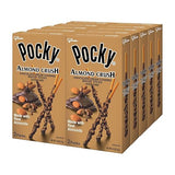 Pocky Almond Crush Biscuit Sticks - Chocolate Cream Covered with Real Almonds - (Pack of 10 boxes, 1.45 oz/each)