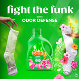 Gain Liquid Laundry Detergent, With Odor Defense, Happy Hibiscus Scent, Laundry Soap For HE Washing Machines, 132 fl oz, 100 Loads (Packaging May