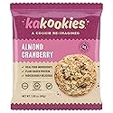 Kakookies A Cookie Re-Imagined, Almond Cranberry (Box of 12 Cookies), Soft-Baked, Plant-Based, Dairy Free, Gluten Free, Vegan