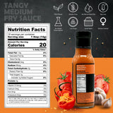 MOB Sauce Tangy Medium Special Fry Sauce - Tangy & Spicy, Plant-Based Condiment for Burgers & More that’s Vegan, Gluten-Free, Keto-Friendly