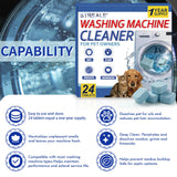 STREALE Washing Machine Cleaner Tablets for Pet Owners -24Pack, Deep Clean Descaler,Tackles Cat & Dog Hair,Freshens Odors & Laundry Detergent