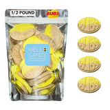 HELLO CANDY Swedish BANANA BUBS Candy, 0.5 lb Bag - Soft Fruit Chews, Scandinavian Sweets for Kids & Adults