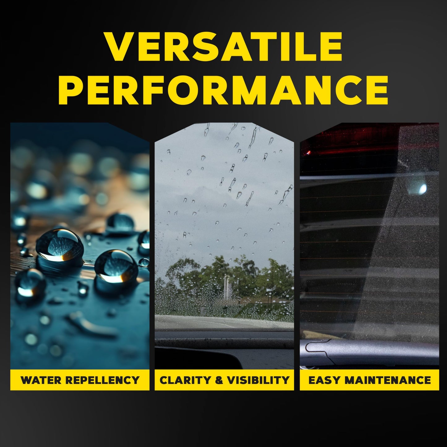 Meguiar's Ultimate Glass Cleaner & Water Repellent - Premium Glass and Window Cleaner for Quick Cleaning with Hydrophobic Technology that Acts as a