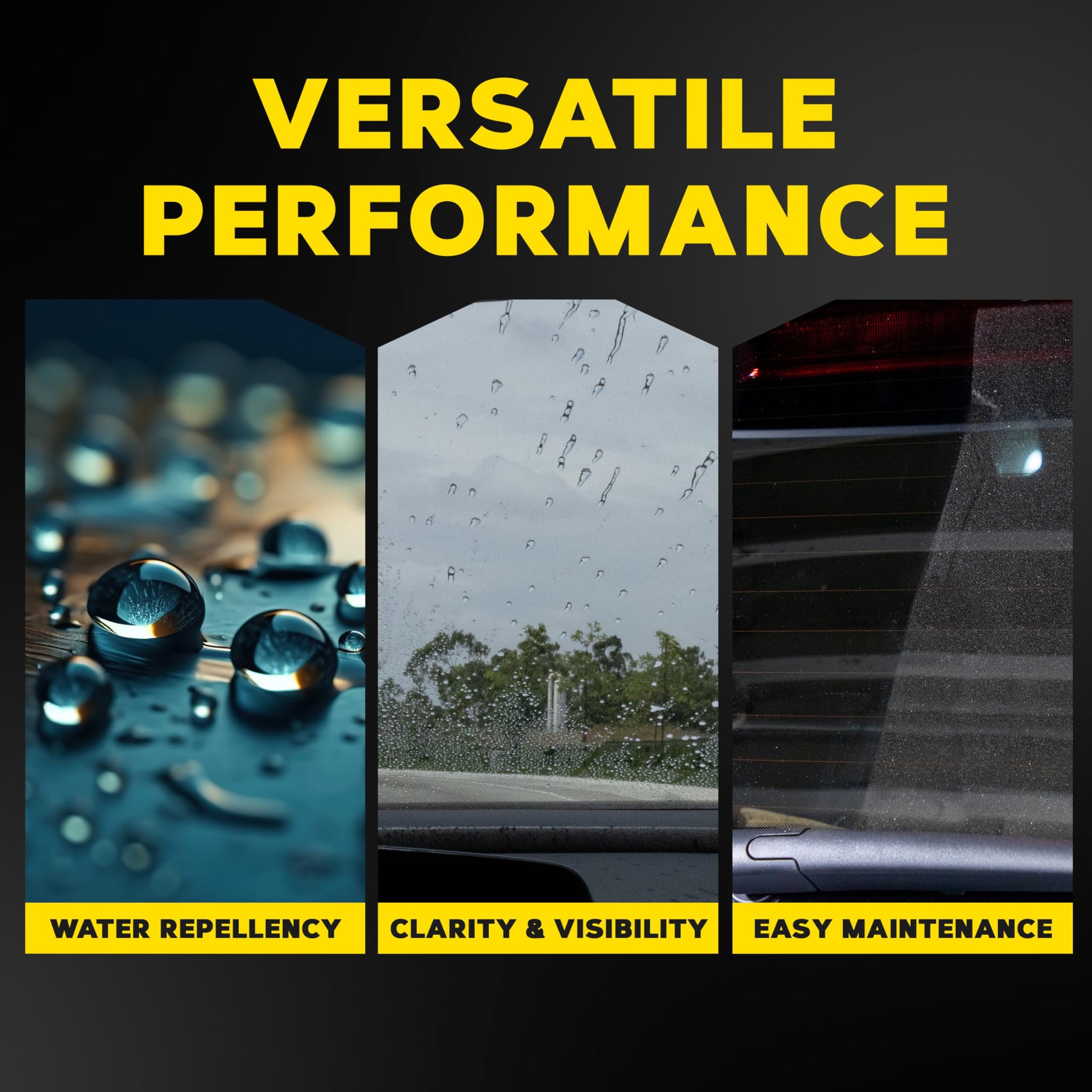 Meguiar's Ultimate Glass Cleaner & Water Repellent - Premium Glass and Window Cleaner for Quick Cleaning with Hydrophobic Technology that Acts as a