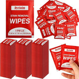 200 Pack Stain Remover Wipes,Individual Wrapped Wipes for Clothes,Mini Travel Stain Removal Wipe,Cleaning Wipesfor Clothes Fabric laundry