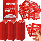 200 Pack Stain Remover Wipes,Individual Wrapped Wipes for Clothes,Mini Travel Stain Removal Wipe,Cleaning Wipesfor Clothes Fabric laundry