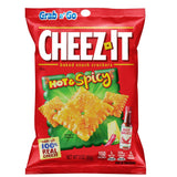 Cheez-It Baked Snack Cheese Crackers, Hot & Spicy, 18oz Trays (6 count)