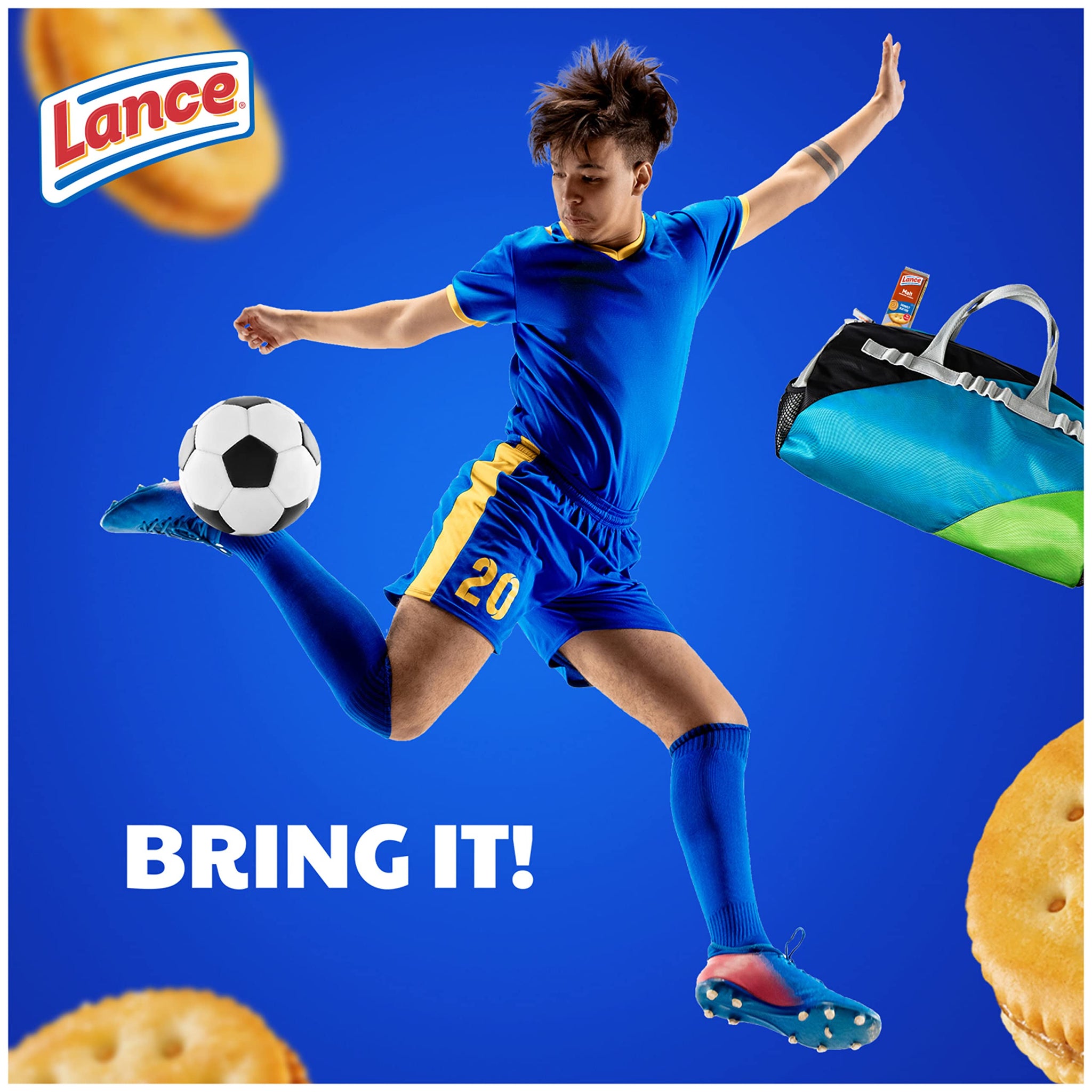 Lance Sandwich Crackers, Malt with Peanut Butter, 8 Ct Box