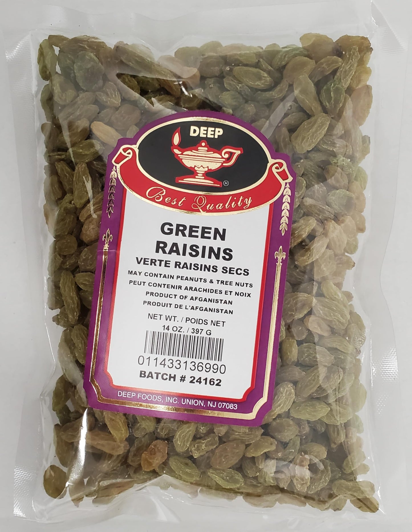 Green Raisins 14 oz