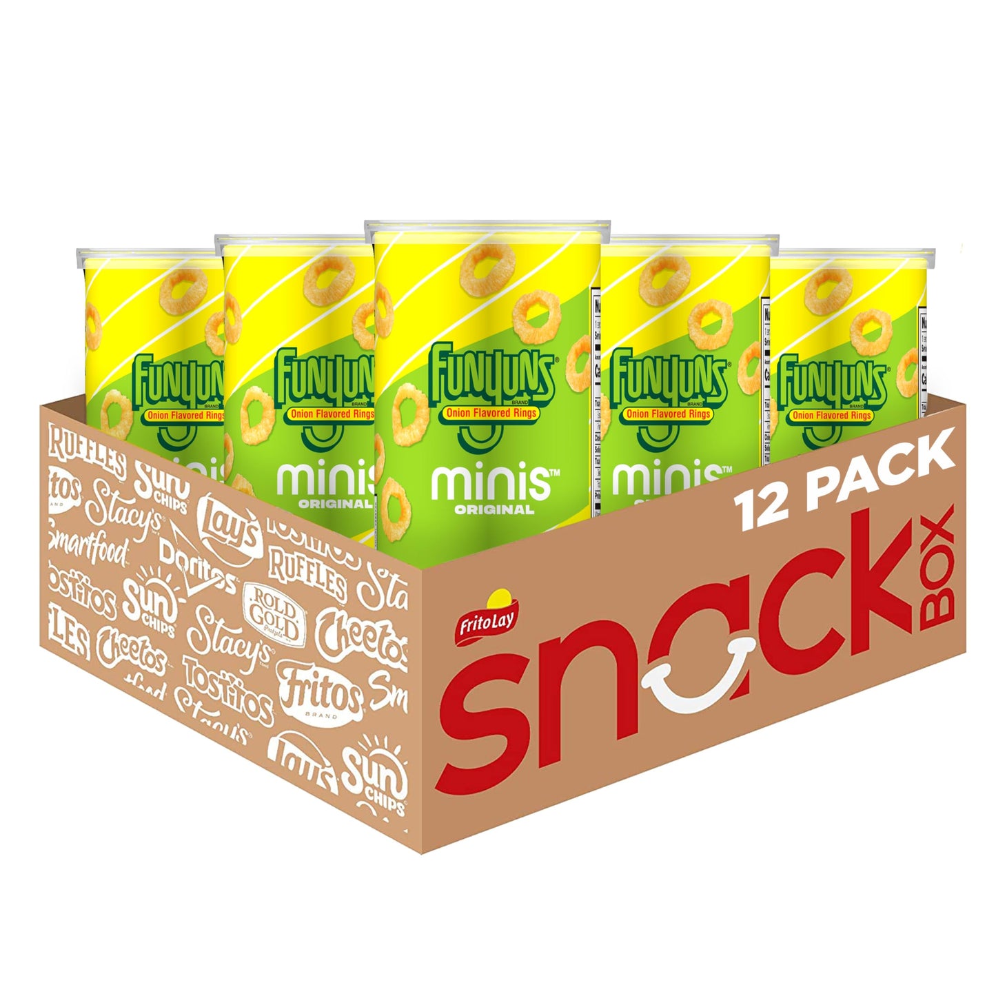 Minis Canisters, Funyuns Original, 1.125 Ounce (Pack of 12)