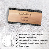 DaSalla's - Sweater Comb, Portable Lint Remover, Cashmere Comb, Fuzz Remover, Sweater Comb Pill Remover, Lint Cleaner for Clothes