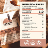 Sunrise Flour Mill Heritage Whole Wheat Bread Blend - 5 lb | USDA Organic All Purpose Flour Unbleached - Non-GMO, Kosher, Grown Without Glyphosate