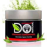 DoMatcha - Organic Ceremonial Green Tea Matcha Powder, Natural Source of Antioxidants, Caffeine, and L-Theanine, Promotes Focus and Relaxation