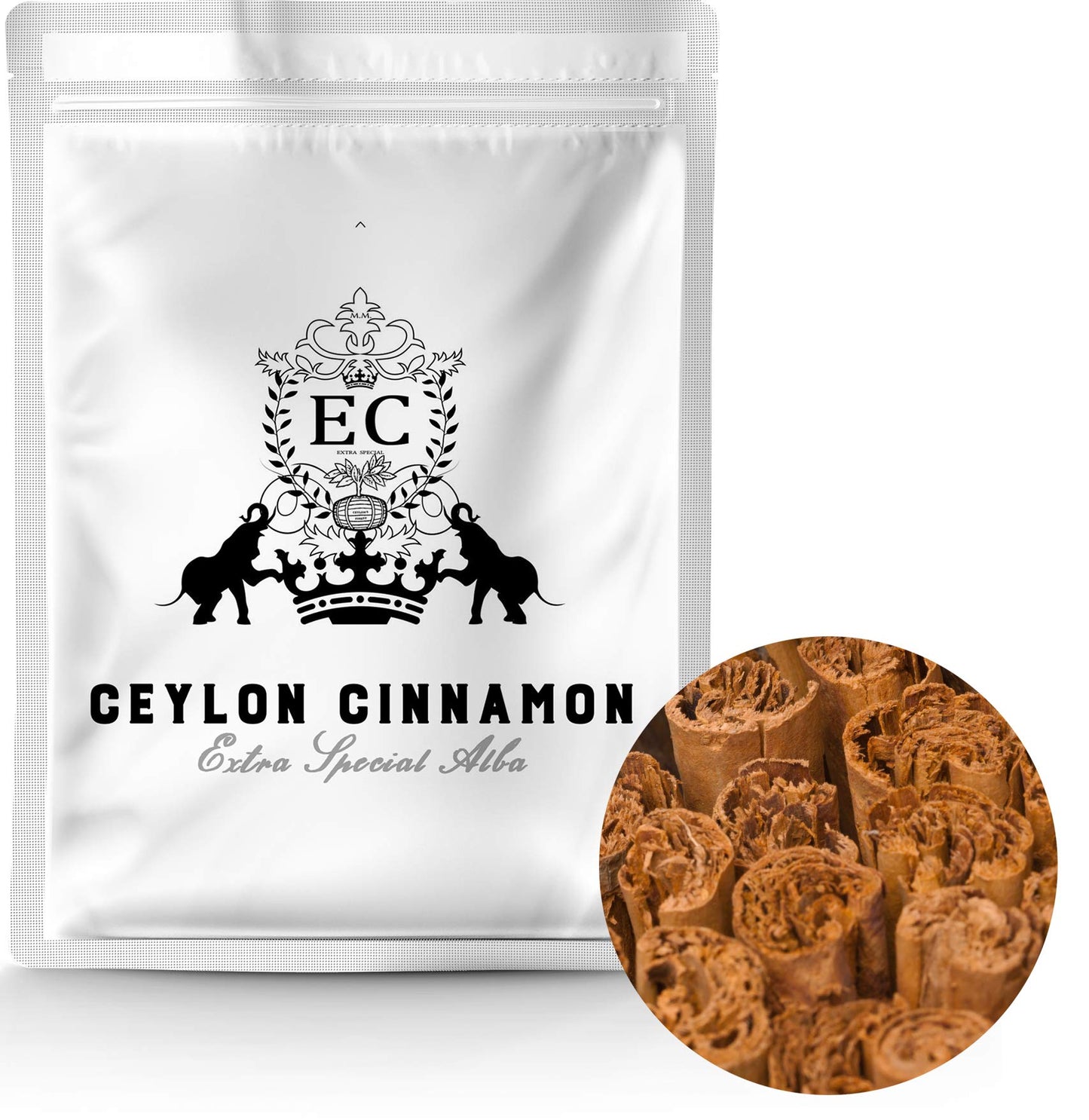 Fresh Ceylon Cinnamon Quills | 100% Natural | Make Delicious Curry, Sambol, Asian Food | Tasty Cinnamon Tea | 4 inch Length | Prepare Whole, Crushed