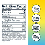 Be LOVE™ Nootropic Energy Drink - 80mg Natural Caffeine, L-Theanine & Alpha-GPC for Clean Calm Focus - Zero Sugar, Low Calorie, 100% DV B-Vitamins
