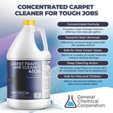 CarpetGeneral Carpet Traffic Lane Cleaner 4106 - Concentrated Carpet Pre Treatment Stain Remover - Incredible Stain Remover - Ideal for Industrial