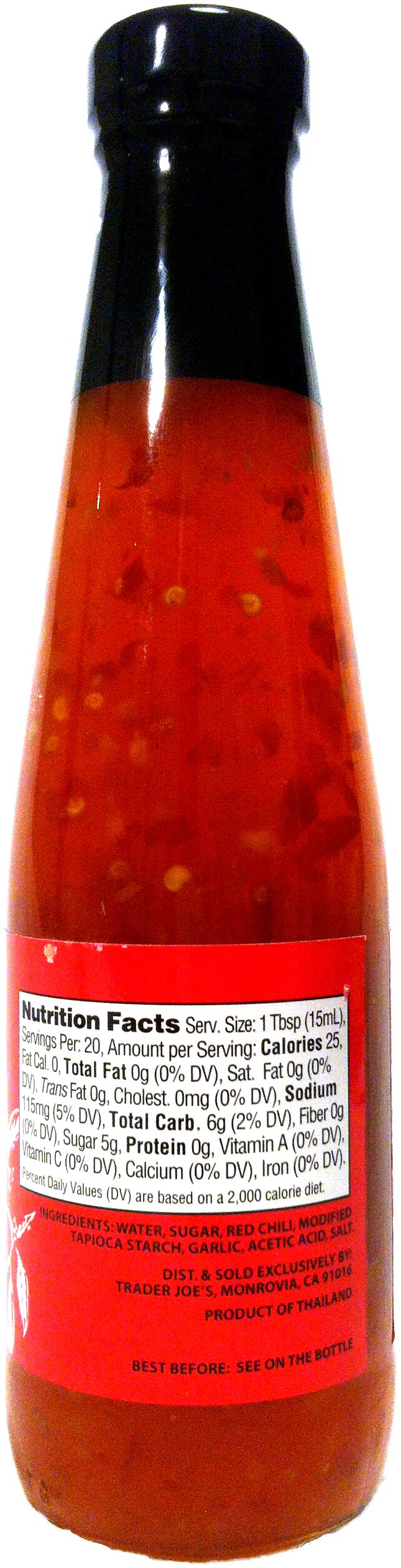 Trader Joe's Sweet Chili Sauce 10.1 Fluid Ounce Bottle