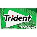 Trident Spearmint Sugar-Free Chewing Gum, 14 Pieces (Pack of 1)