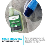 Zogics Organic Acid Restroom Cleaner, Case of 6-32 oz Bottles - Each Bottle Makes up to 16 Quarts - Meets ECOLOGO Standards