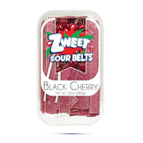 Zweet Sour Belts Black Cherry - 10 oz. Tub
