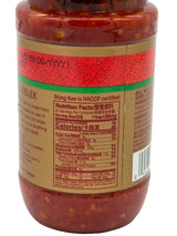 Shing Kee Sambal Oelek Chili Paste - 8 oz. Bottle - Authentic Spicy Asian Condiment for Cooking & Dipping, Premium Quality Hot Sauce with Fresh