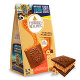 Ferrero Rocher Premium Caramel Hazelnut chocolate squares, Individually Wrapped Chocolates, Great for Sharing or Gifting, 3.7 oz
