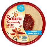 Sabra Supremely Spicy Hummus Dip for Healthy Snacking & Sharing - 8 Oz