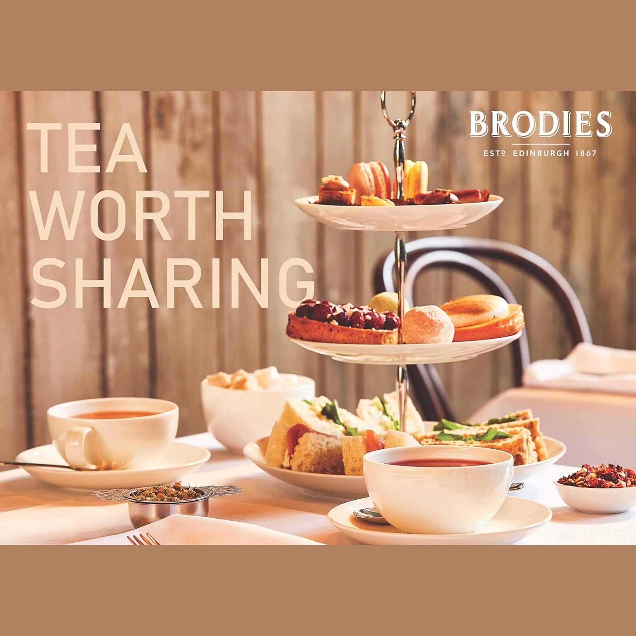 Brodies Tea, Scottish Breakfast Tea, Loose Leaf Black Tea Imported from Scotland, 7 Ounce (Pack of 1)