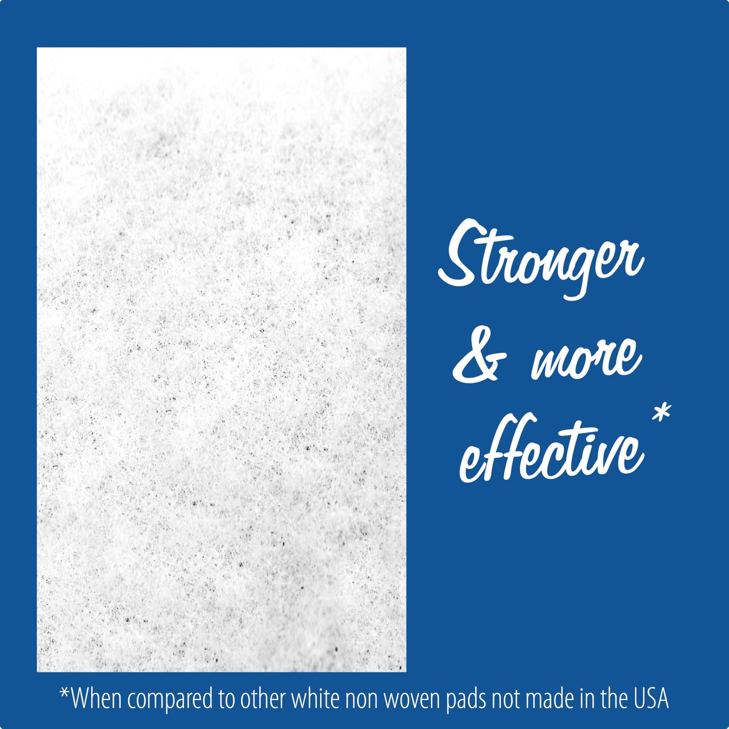 10 Pack of 6 x 9 White Non Scratch Non-Woven Pads for Buffing Cleaning Polishing and Multi Purpose Use in Your Home Workshop or DIY Garage Shop