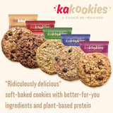 Kakookies A Cookie Re-Imagined, Sampler Pack (Box of 5 Cookies), Soft-Baked, Plant-Based, Dairy Free, Gluten Free, Vegan